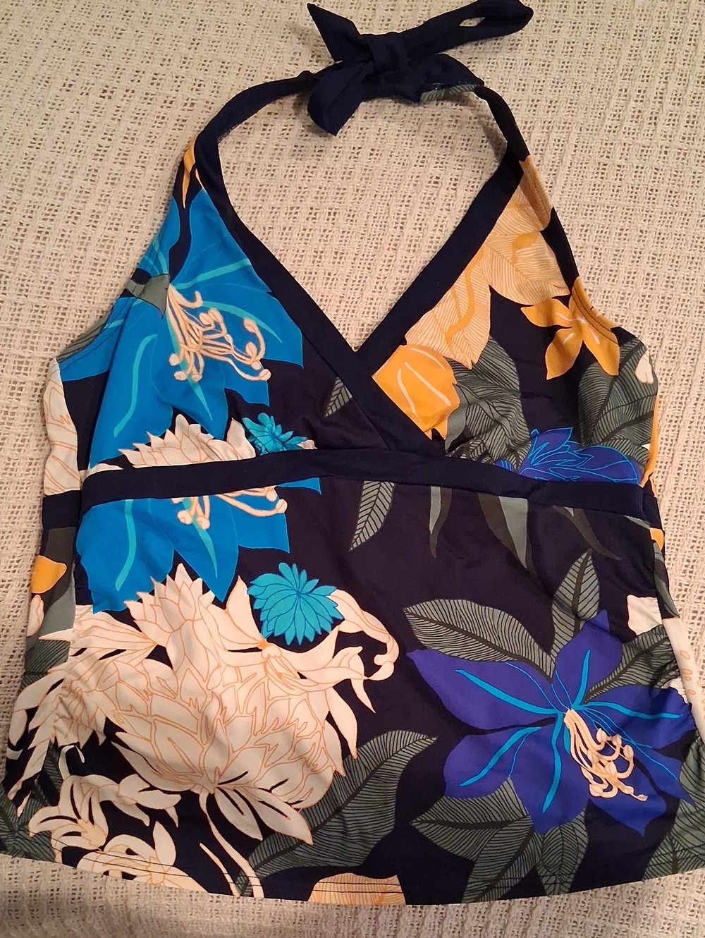 Lands End Halter Plunge Tankini